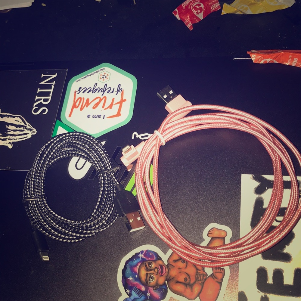 Long iPhone chargers